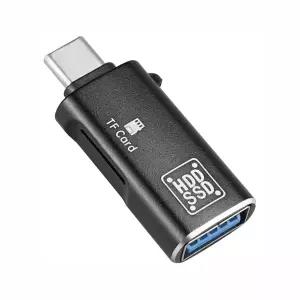 Coms IH874 C타입 OTG 카드리더기/USB 3.0/5Gbps/TF카드