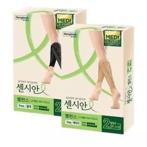 센시안 메디슬리머 밸런스 종아리 의료용 압박밴드 1개 (블랙 베이지)