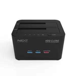 (튼튼)HDD SSD 외장하드 도킹스테이션 고속충전 백업 퀵차지복사기 이중 복제 대용량스토리지 데이타 데이