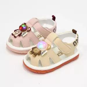 AA2 불빛 삑삑이 LED 샌들 돌선물 걸음마 여름 삑삑이신발