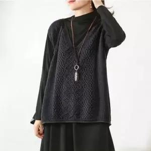 여성니트조끼 베스트 상의 여자 여름가디건 오버핏