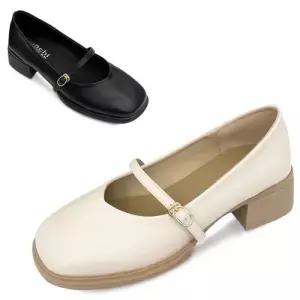 [카미엣뮤즈]미들힐 메리제인 펌프스_KM24w015