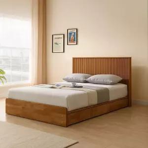 보루네오 템바 원목수납침대 SS DB4047