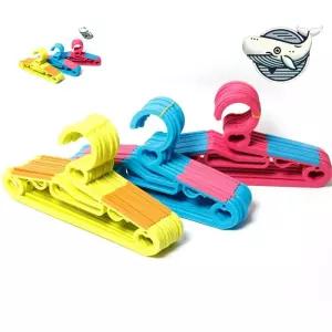 어린이 아기옷걸이 논슬립 10P 하트형 유아용