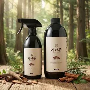 더고집 시나몬 피톤치드 탈취제 모기기피 여름철 냄새제거 실내 차량 스프레이 탈취제 리필용 1000ml 1개