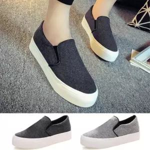 여자 데일리 캐주얼 키높이 슬립온 스니커즈