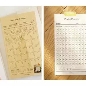 100일플래너 5P 날짜 스케줄러 다이어리 골트랙커 포켓다이어리
