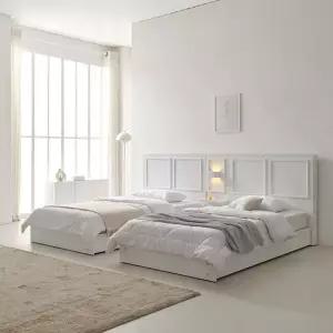 보루네오 하임힐 호텔식 트윈수납침대 SS+SS LED협탁1개 (CL라텍스독립) DB4024