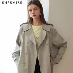 [쉬즈미스][쉬즈미스] 에디션 벨티드 트렌치 코트
