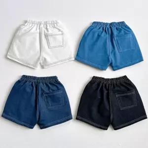 스판 데님 반바지 비비드아이 여름 남아트레이닝 쥬니어바지 아이바지