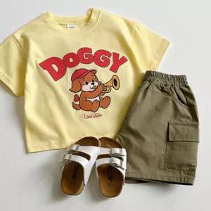 코튼 카고 반바지 비비드아이 여름 남아츄리닝 베이비바지 키즈면바지