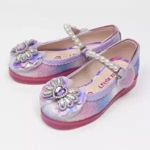 큐빅 날개 하트 진주알 스트랩 LED 슈즈 국산 아기돌선물 여아플랫슈즈 어린이날