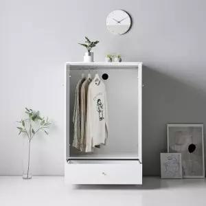 아이방 주니어가구 양문형 화이트 미니옷장 800 베이비장 어린이집 아기방꾸미기