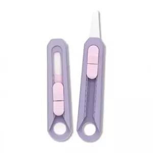 (팩센스) 자석 안전택배칼 라운드형 세라믹 부착 소형 칼날 안전용