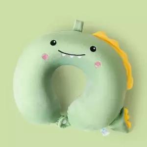 공룡 캐릭터 메모리폼 목베개 여행용 차량용 기내용 아이필로우