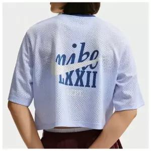 [나이키]여성 메쉬 저지 NSW 오버핏 크롭 반팔 럭비 티셔츠 IR1651-407 748100