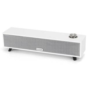센메키 컴퓨터 스피커, 10W 컴퓨터 사운드 바, USB 전원 PC 스피커, 블루투스 5.0 및 RCA 입력 PC 스피커를 위한 데스크탑, 노트북, 축음기, 휴대폰, 태블릿(K01)