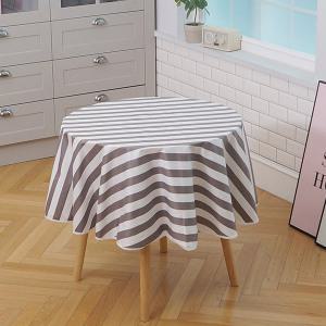 하우스칼라 l원형식탁보 테이블보 북유럽 심플 핸드메이드 원단