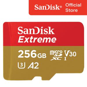 샌디스크 마이크로 SD카드 익스트림 256GB 256기가 블랙박스 닌텐도 핸드폰 카메라 외장 메모리