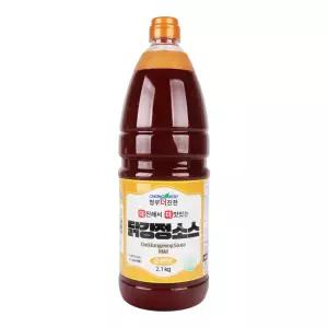 청우 더진한 닭강정순한맛소스 2.1kg
