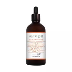 맑을담 씨벅톤오일 100ml 비정제 열매추출 100% 비타민나무오일