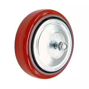 고중량 철코어 적색 우레탄 바퀴 캐스터 15cm(6인치) 바퀴 휠