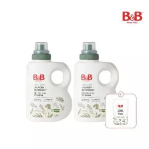 비앤비 비건인증 아기 세탁세제 1500ml x 2개
