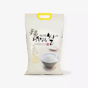 팩마트쌀포장지 쌀봉투 행복담은쌀 손잡이 4~5kg100매