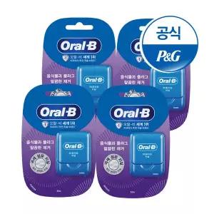 오랄비 치실 글라이드 3D 화이트 35M 4개