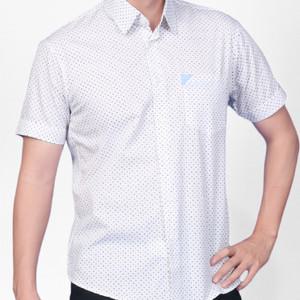 앞치마와가운 땡땡이 반팔셔츠 체크 남방 유니폼 와이셔츠 슬림