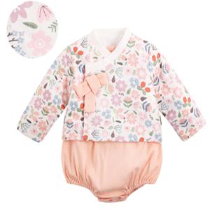 아동 유아 아기 한복 어린이집 유치원 세트 모자 외국인선물 돌잔치 여자 개량