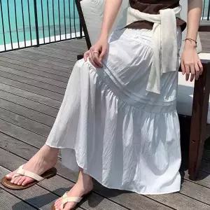 [코코블랑] 스윗 캉캉 롱스커트(밴딩)