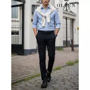 [올젠][패플가][올젠] 스탠다드핏 코튼 팬츠 (ZOD1PP1302)