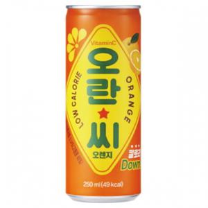 오란씨 오렌지 250mlx30캔x2박스 저칼로리탄산음료