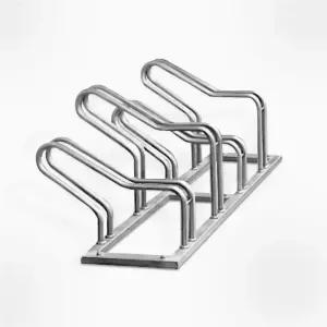 말굽형 자전거 거치대 A형 2~6대분 스텐 아파트 관공서 도서관 야외 자전거 보관소 보관대