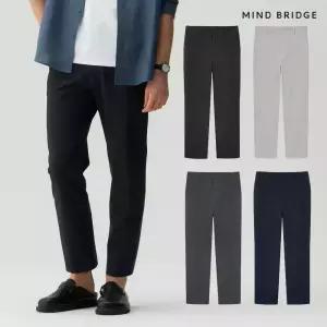 (택가 59,900원)마인드브릿지 테이퍼드하프밴딩슬랙스 MZPT31A1