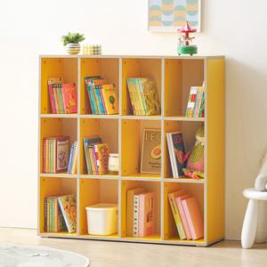 집무드 에이드 3단 4칸 눈높이 책장 아기 책꽂이 수납장 800