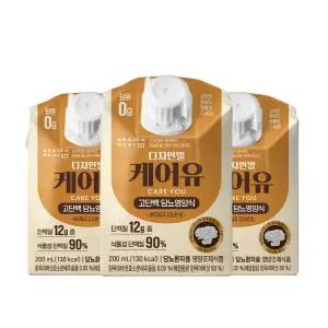 [롯데백화점]프라임에스앤에이치 [풀무원] 케어유 고단백 당뇨영양식 200mlX10팩/베스트상품 바른먹거리