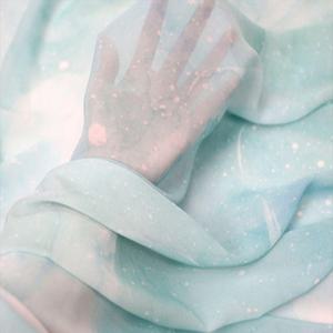 한복옷감 새틴 줄무늬 원단 오간자 반짝이 패턴 시스루천