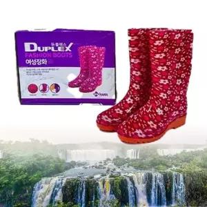 고품질 주방화 경량안전화 조리화 플라워 여성장화 230mm 조리화 (WFGYMMI)