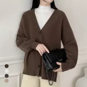 KARRA 아이디루즈버튼가디건_A5W0131