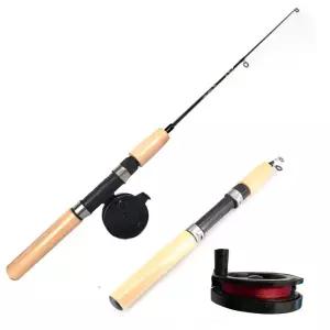 어린이 소형릴 낚시대 세트 민물 계곡 낚시 피라미 송어 쏘가리 소형 휴대용 미니 펜낚시대 견지대