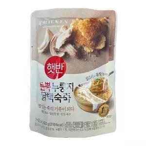 CJ 햇반 듬뿍 누룽지 닭백숙죽 420g x 21개