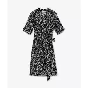 [가니] 미니 플라워 프린팅 브이넥 원피스 블랙 149983238