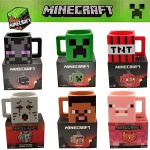 마인크래프트 머그컵 게임 캐릭터 세라믹 물컵 선물용 텀블러 어린이용 굿즈 컵