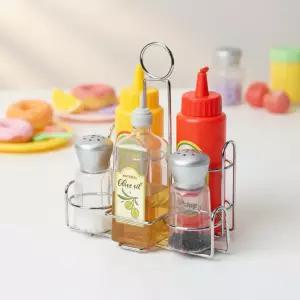 캐스B 꼬마 양념 소스 세트 주방 소품 모형 양념통 소스통 조미료 소꿉놀이 역할놀이 요리