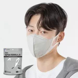 미라클하우스 미마 컬러마스크 중형 그레이 30개입KF94 649887