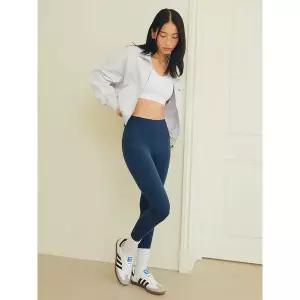 [하프클럽/뮬라웨어]베이직 미들라이즈 노컷 레깅스 AWSDLG712