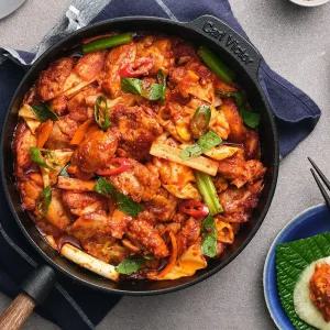 신선한 닭다리살 춘천 양념 닭갈비 500g 3팩