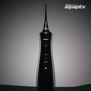 . AQ-230 블랙 에디션 구강세정기 휴대용 무선 치아 물치실 치간 세척기 .